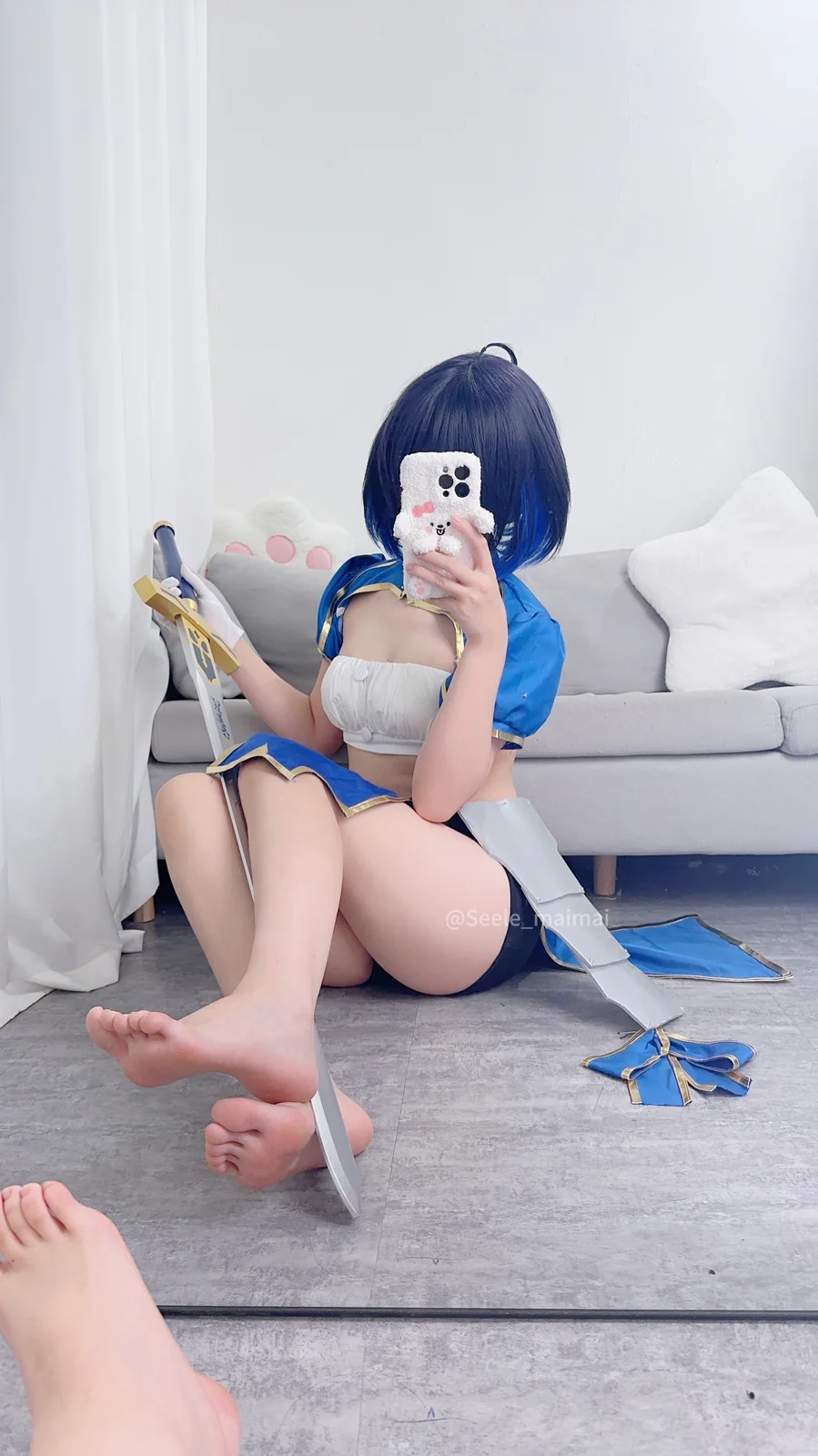 Seele麦麦 - 崩坏学园2 saber希儿 [41P-163MB]