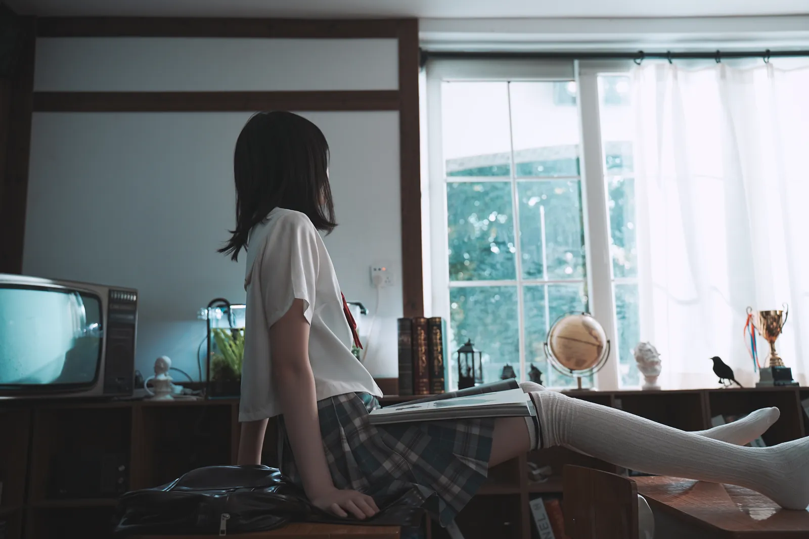 桜桃喵 - 教室死库水 [48P-510MB]