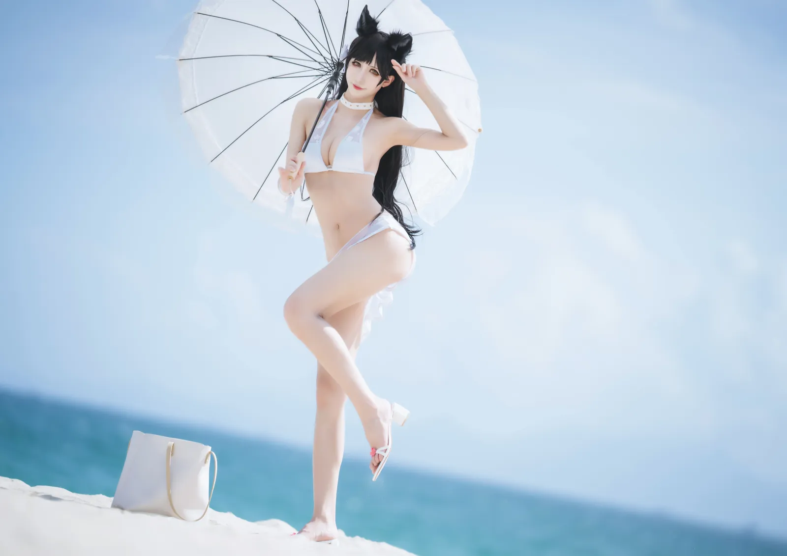 Masaki雅祈 - 碧蓝航线 爱宕 泳装 [29P-353MB]