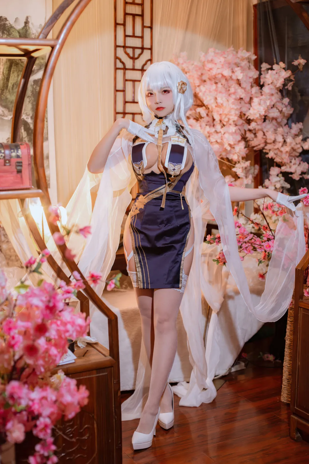 二佐Nisa - 碧蓝航线-天狼星旗袍 [25P-287MB]