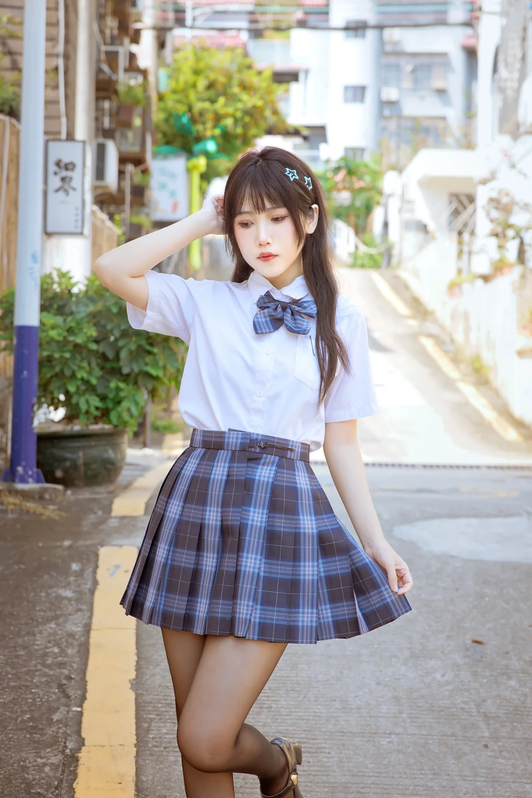 不呆猫 - 泳衣jk学妹 [59P1V-1.56GB]