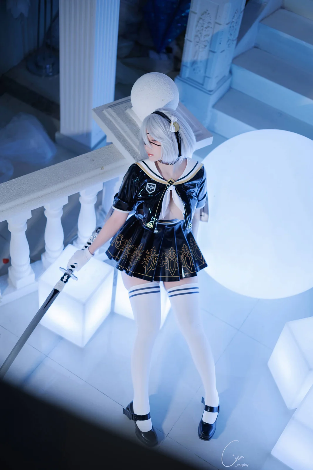 Cien 恩恩 - 2B JK School Uniform [32P-36MB]