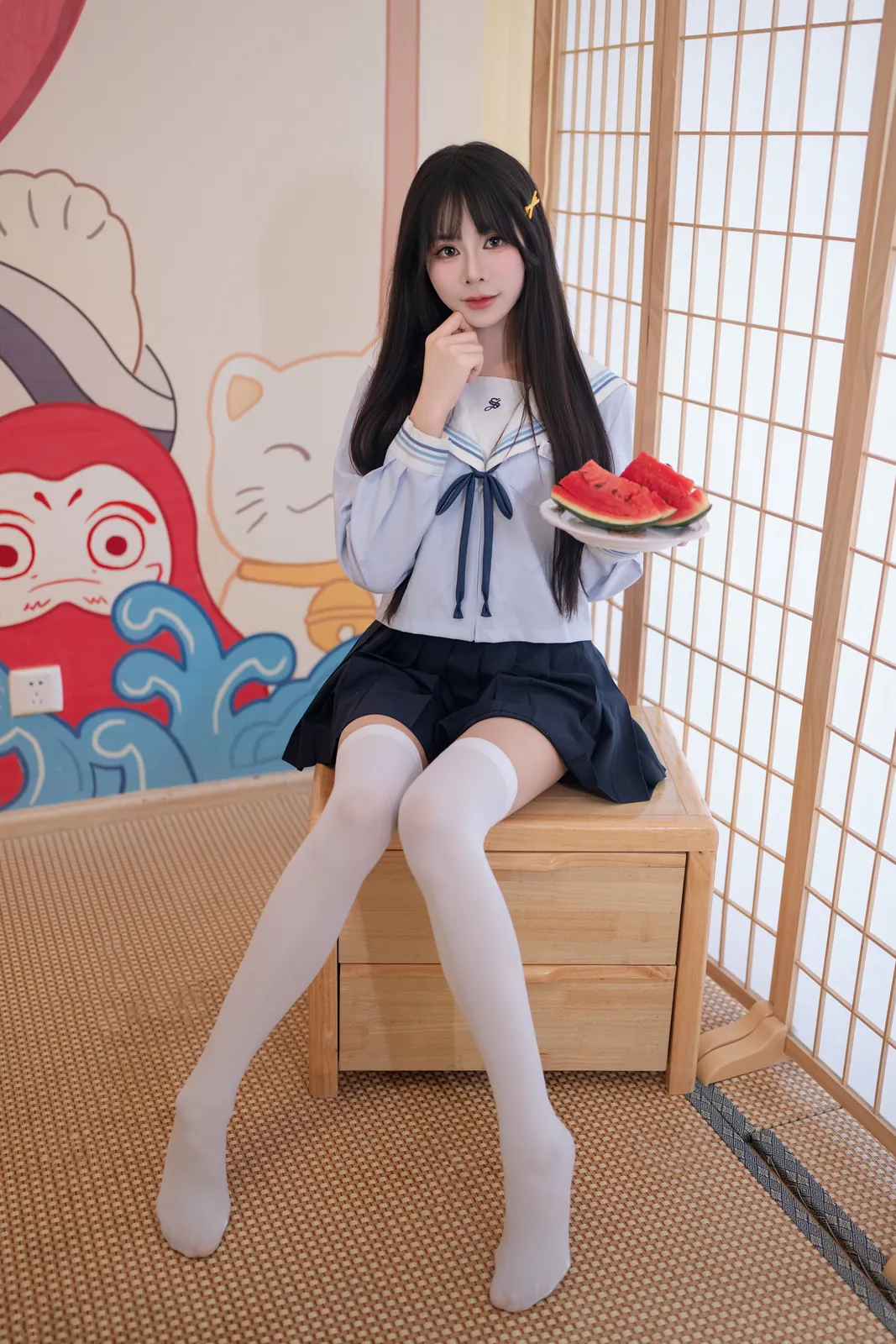 吃了个迟 – 夏日呓语 (白丝) [162P-2.21GB]