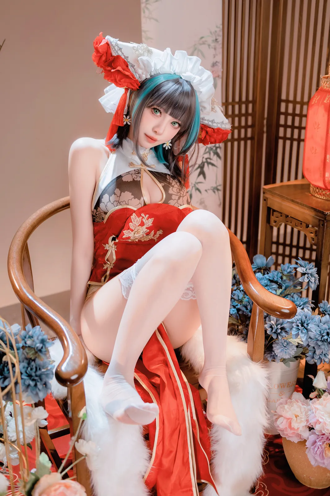 Shika小鹿鹿 – 碧蓝航线 新年柴郡 [16P-173MB]