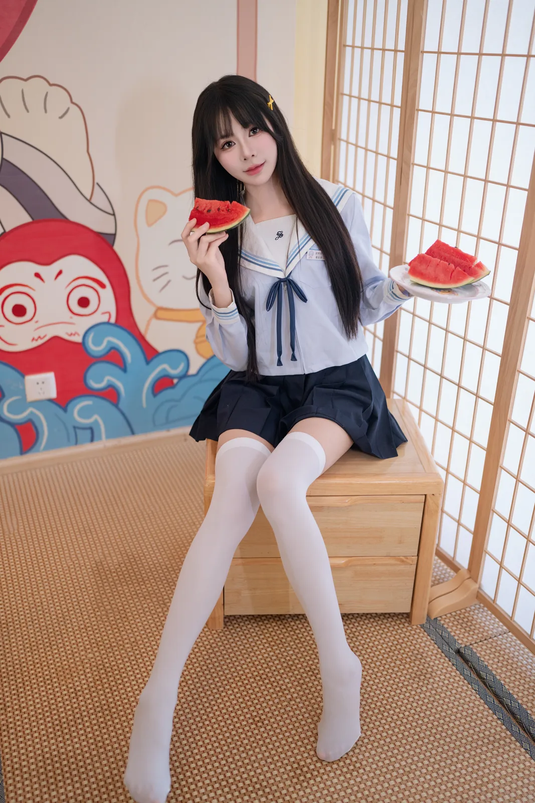 吃了个迟 - 夏日呓语 (白丝) [162P-2.21GB]