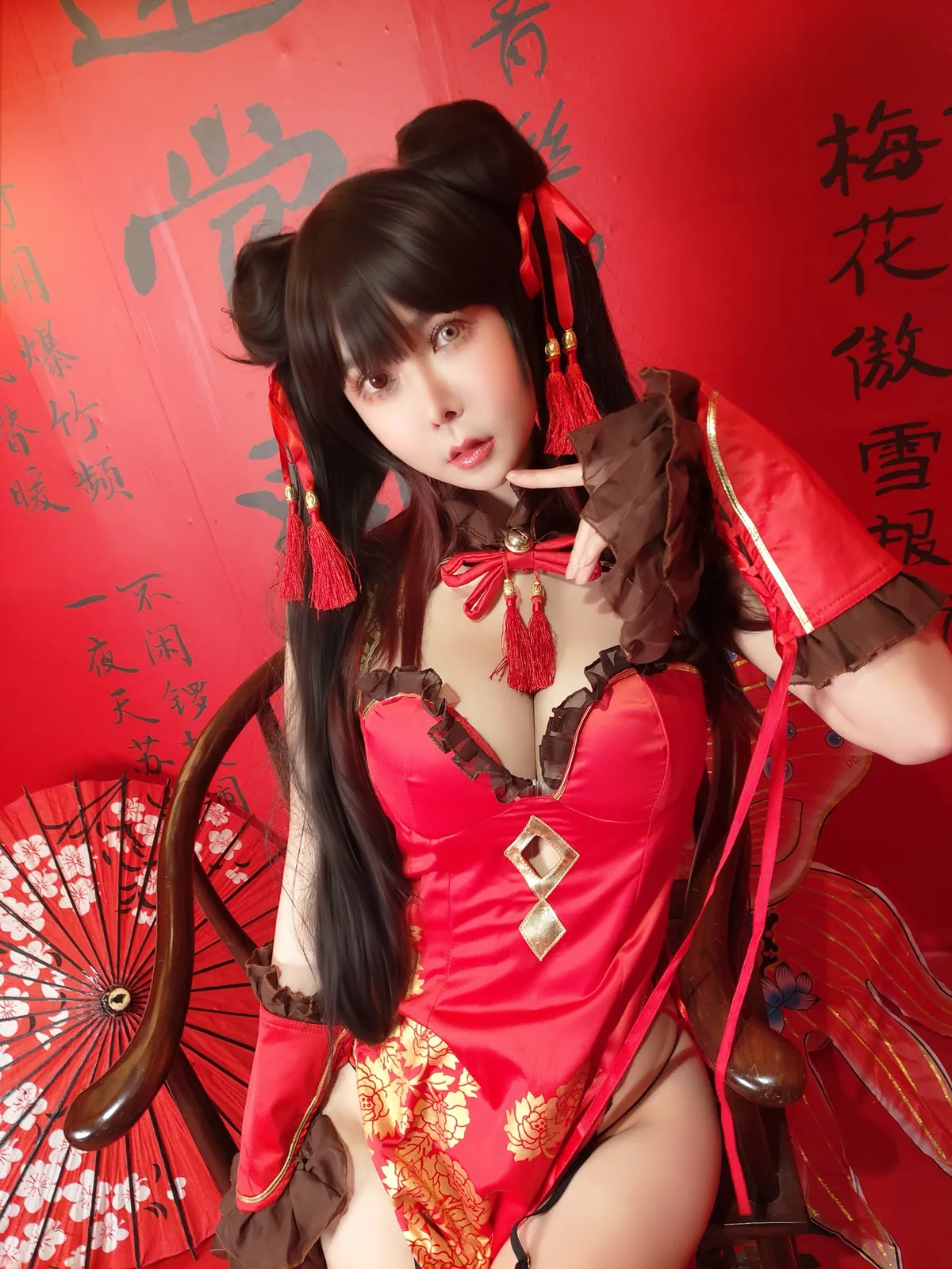 亚马逊鲶鱼 - 时崎狂三 旗袍 [25P-455MB]