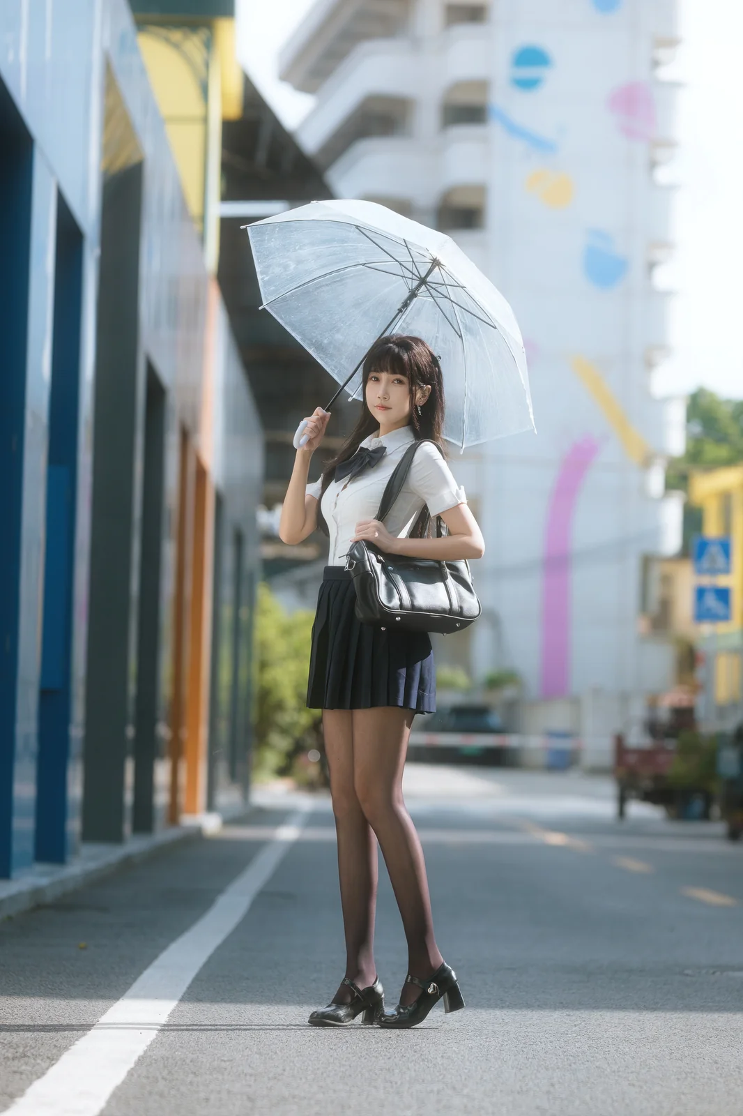不呆猫 - JK学妹户外 [59P-466MB]