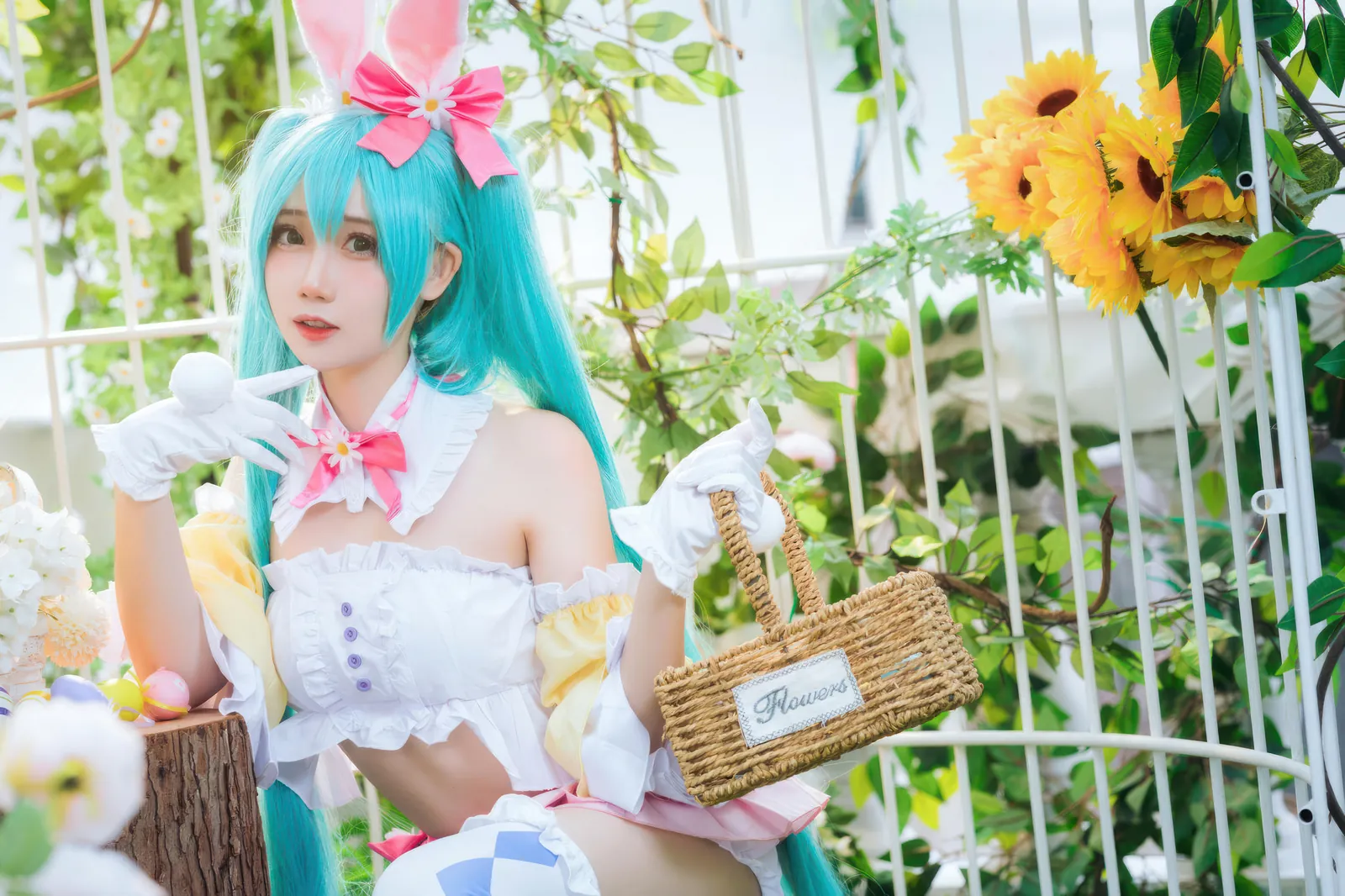 焖焖碳 - 初音未来 复活节兔子 [22P-185MB]