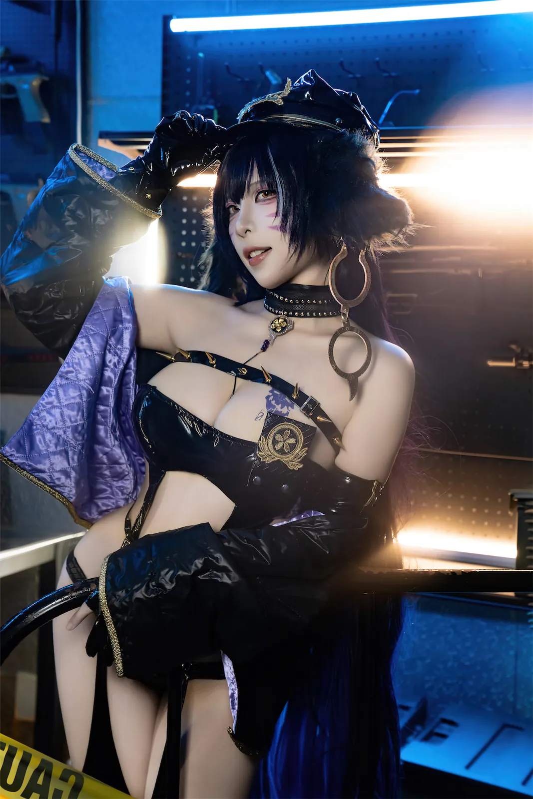 二佐Nisa - 碧蓝航线 武藏 女警 [25P-122MB]