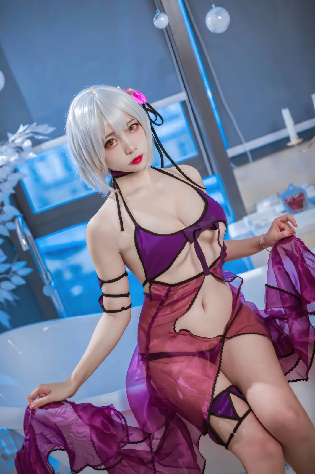 二佐Nisa - FATE-黑贞水着 [40P-297MB]
