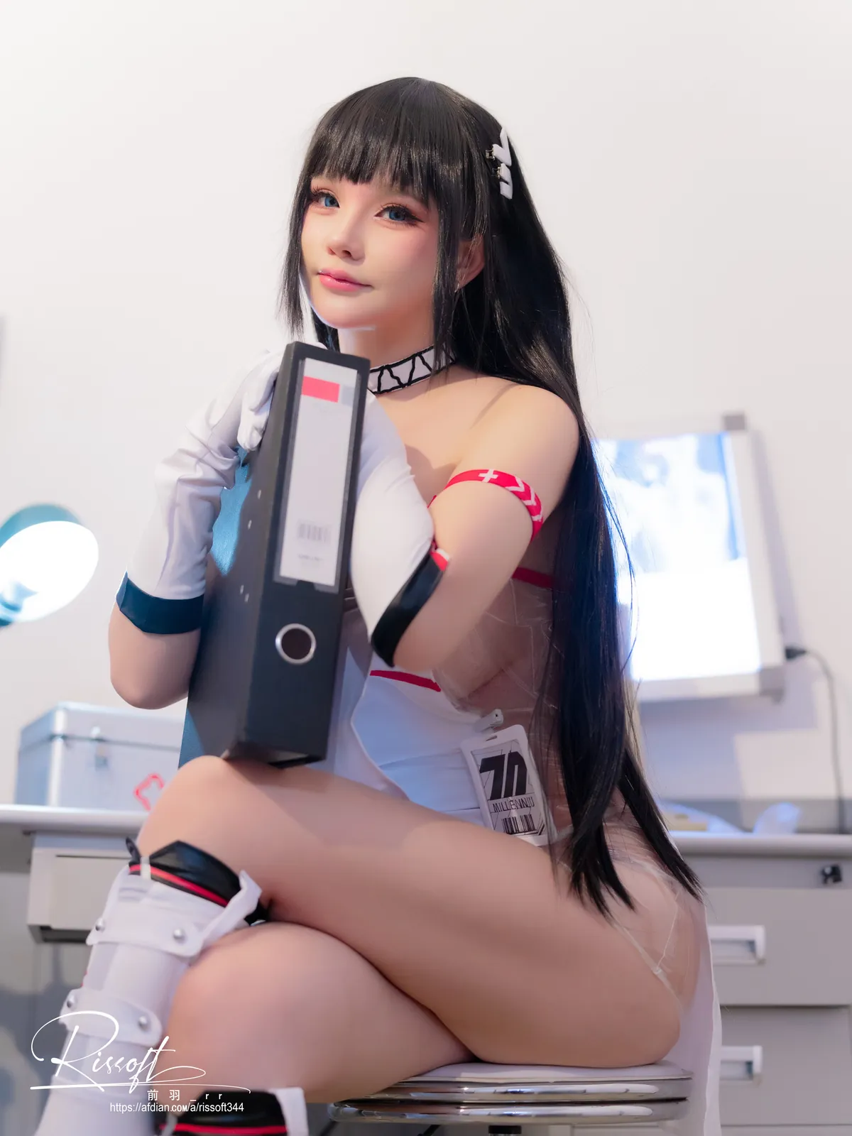 前羽 - 調月リオ Nurse .ver - ブルーアーカイブ [57P3V-310MB]