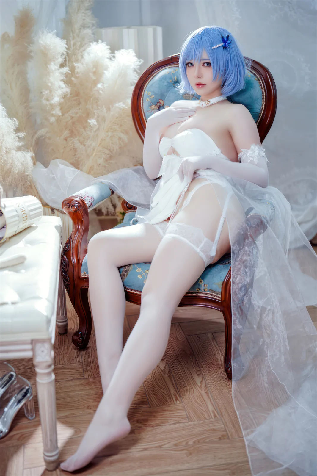 半半子 - 碧蓝航线 恰巴耶夫 白骑兵的旋律 礼服 [64P2V-326MB]