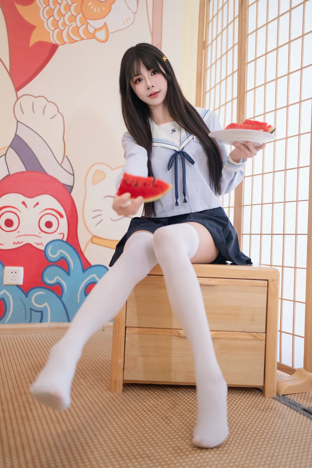 吃了个迟 - 夏日呓语 (白丝) [162P-2.21GB]