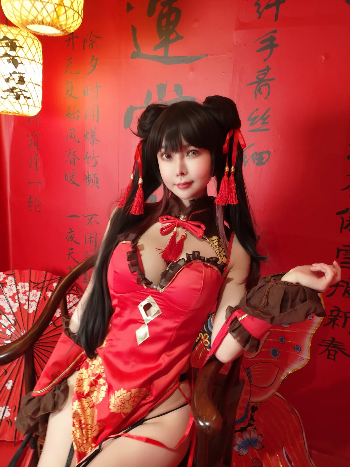 亚马逊鲶鱼 - 时崎狂三 旗袍 [25P-455MB]