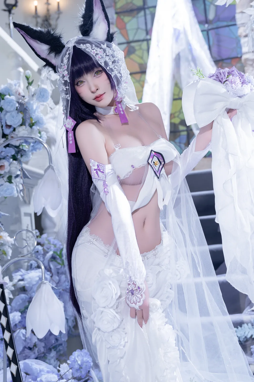 清水由乃 - 碧蓝航线 武藏 紫藤花 [51P1V-712MB]
