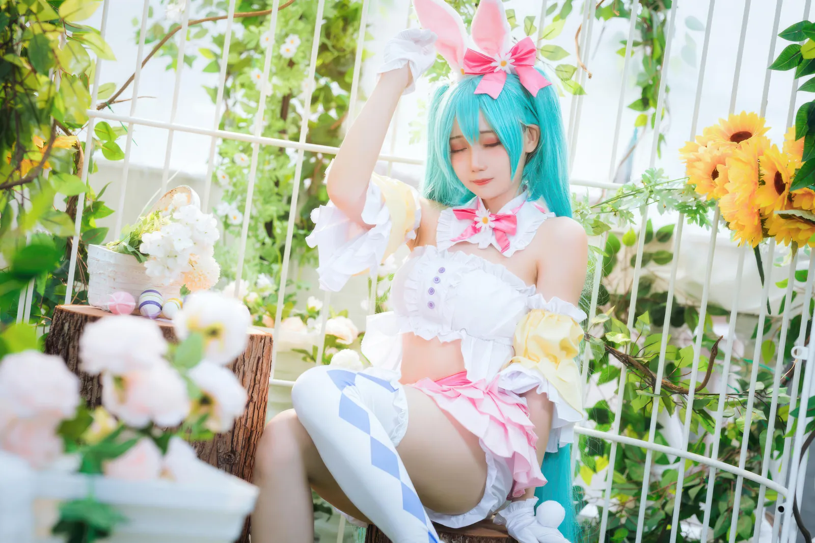 焖焖碳 - 初音未来 复活节兔子 [22P-185MB]