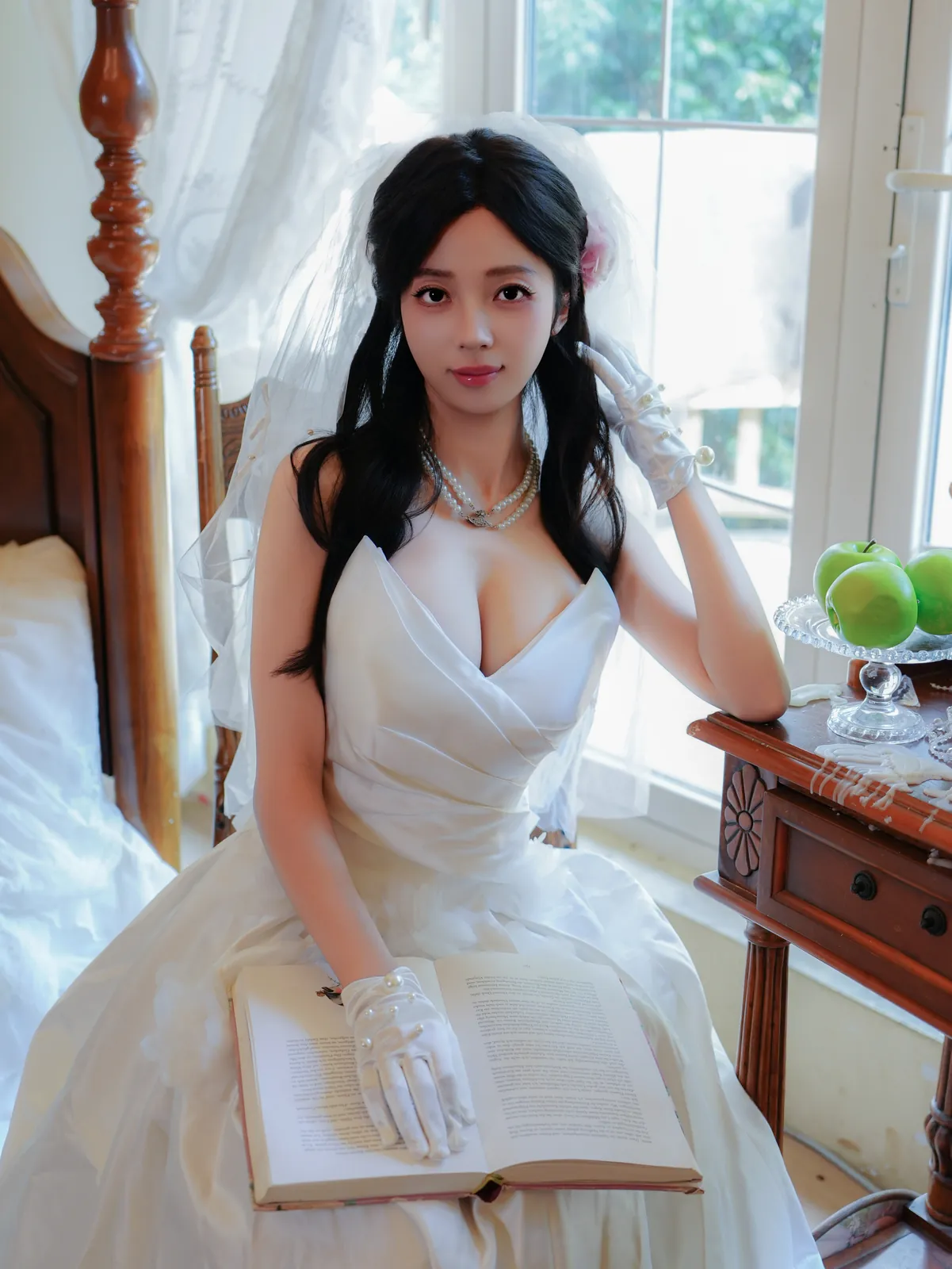 朱朱molly - 新人首秀 洁白婚纱 [82P-509MB]