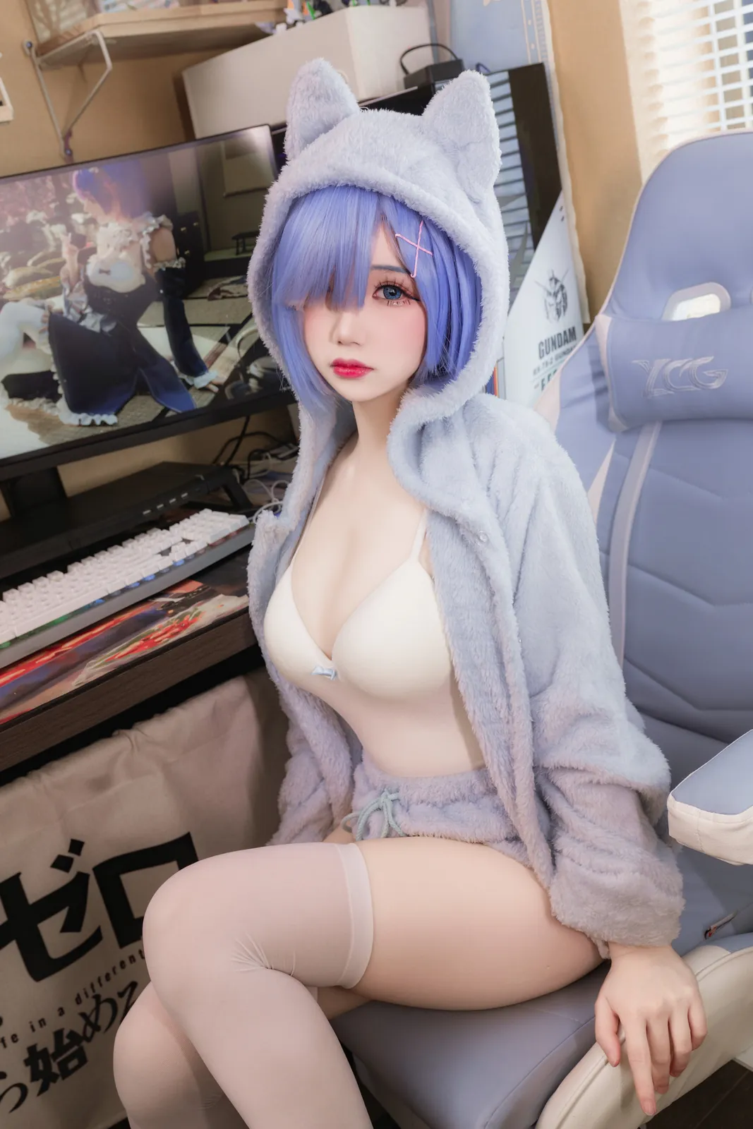 雪晴Astra - 蕾姆猫 (Re0) [13P-127MB]