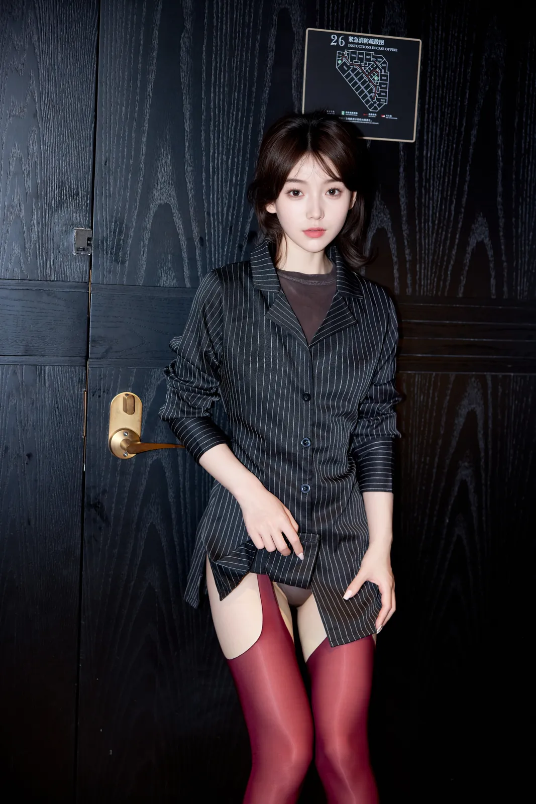 阿汁汁汁 - 红色丝袜 [66P-526MB]