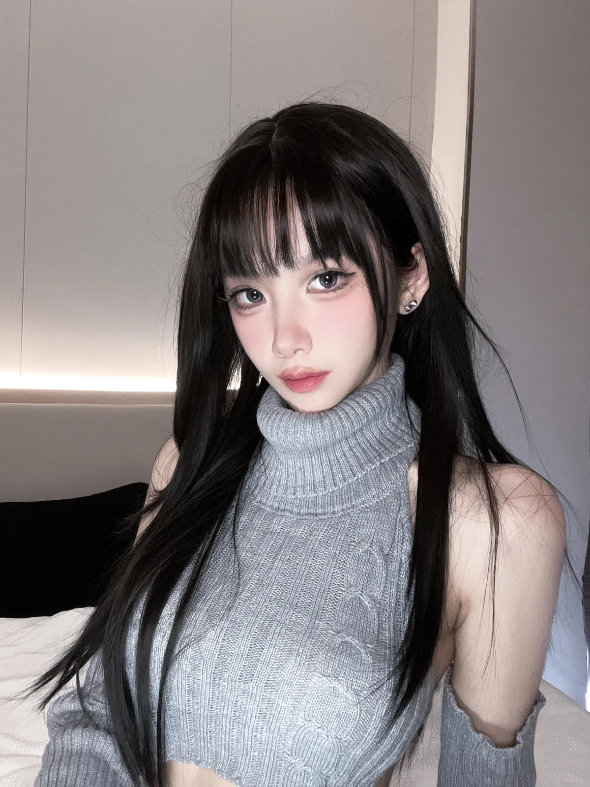 果咩酱w - 灰灰毛衣 [23P2V-418MB]