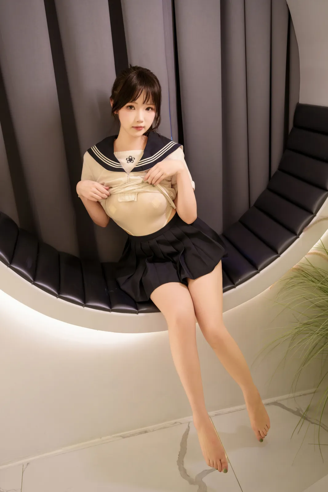雪晴Astra - 牛奶丝透明黏滑体操服 [63P1V-1.59GB]