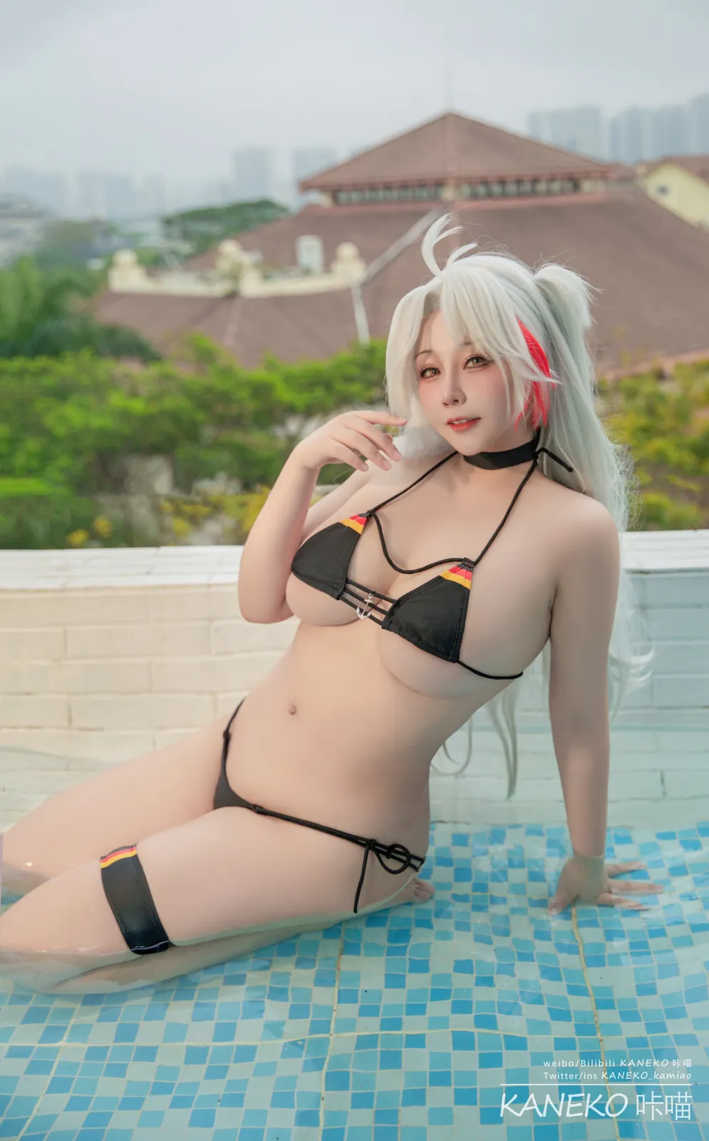KANEKO_咔喵 - 碧蓝航线 欧根亲王泳装 [24P1V-320MB]