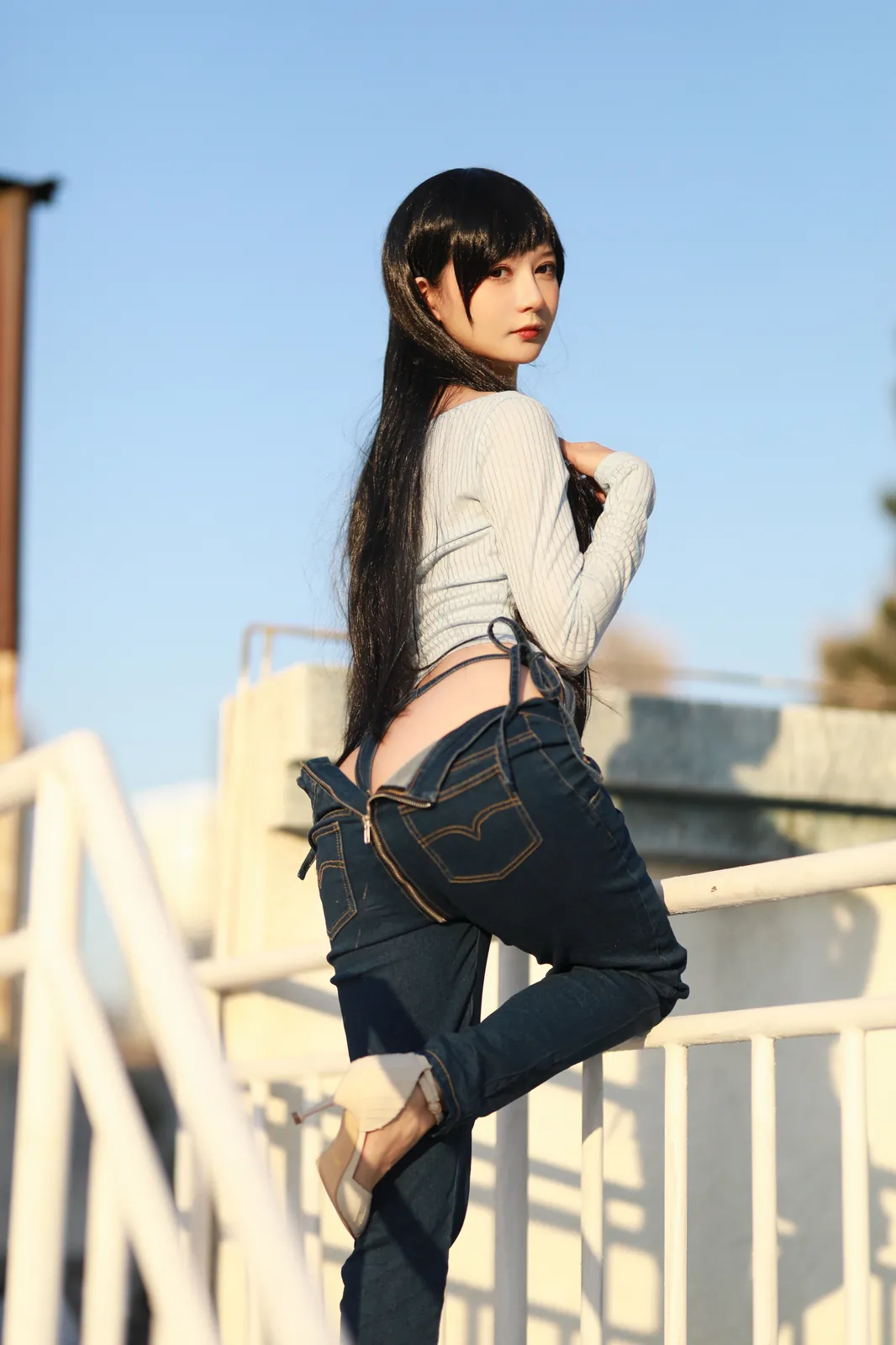 51酱 - 吉他牛仔裤 [26P-304MB]