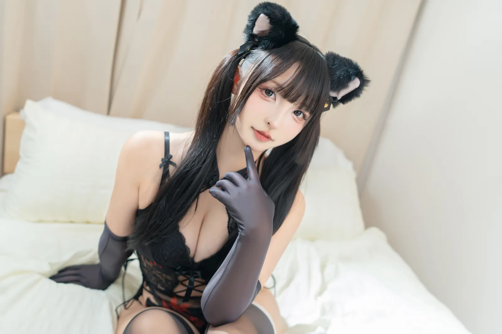 神楽坂真冬 - 黑猫诱惑 [75P2V-484MB]