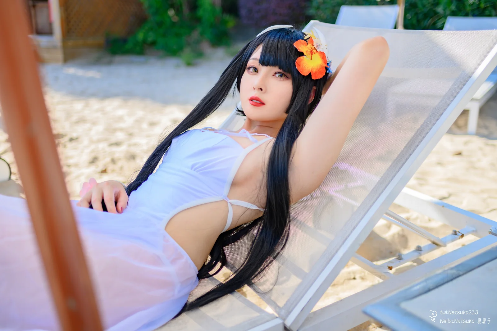 Natsuko夏夏子 – 碧蓝航线 比叡泳装 [56P-295MB]
