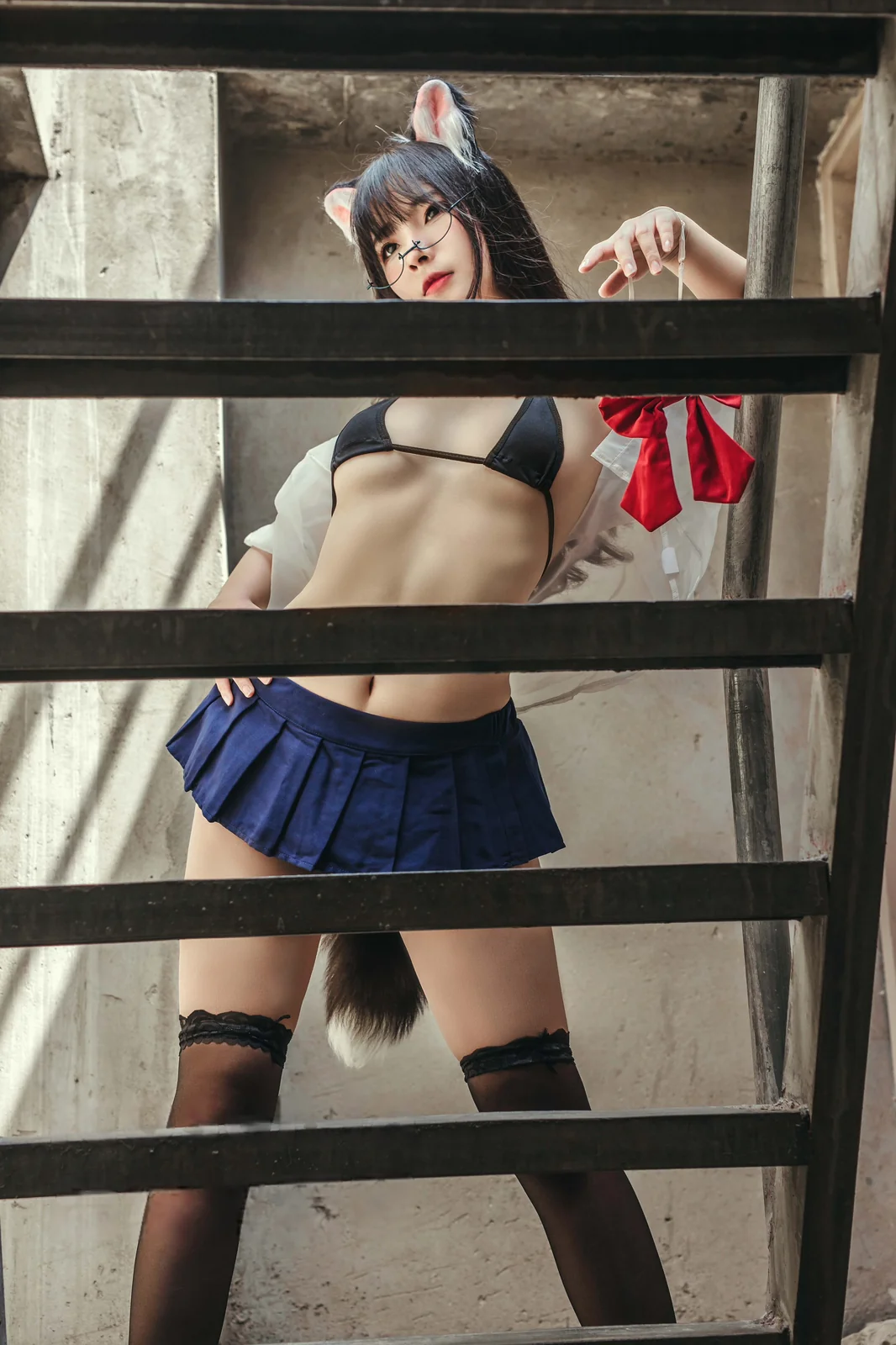 yuuhui玉汇 - 天台猫猫 [16P-91MB]