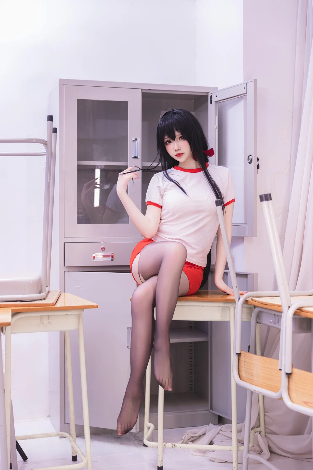 雪晴Astra - 碧蓝航线 大凤 体操服 [56P-822MB]
