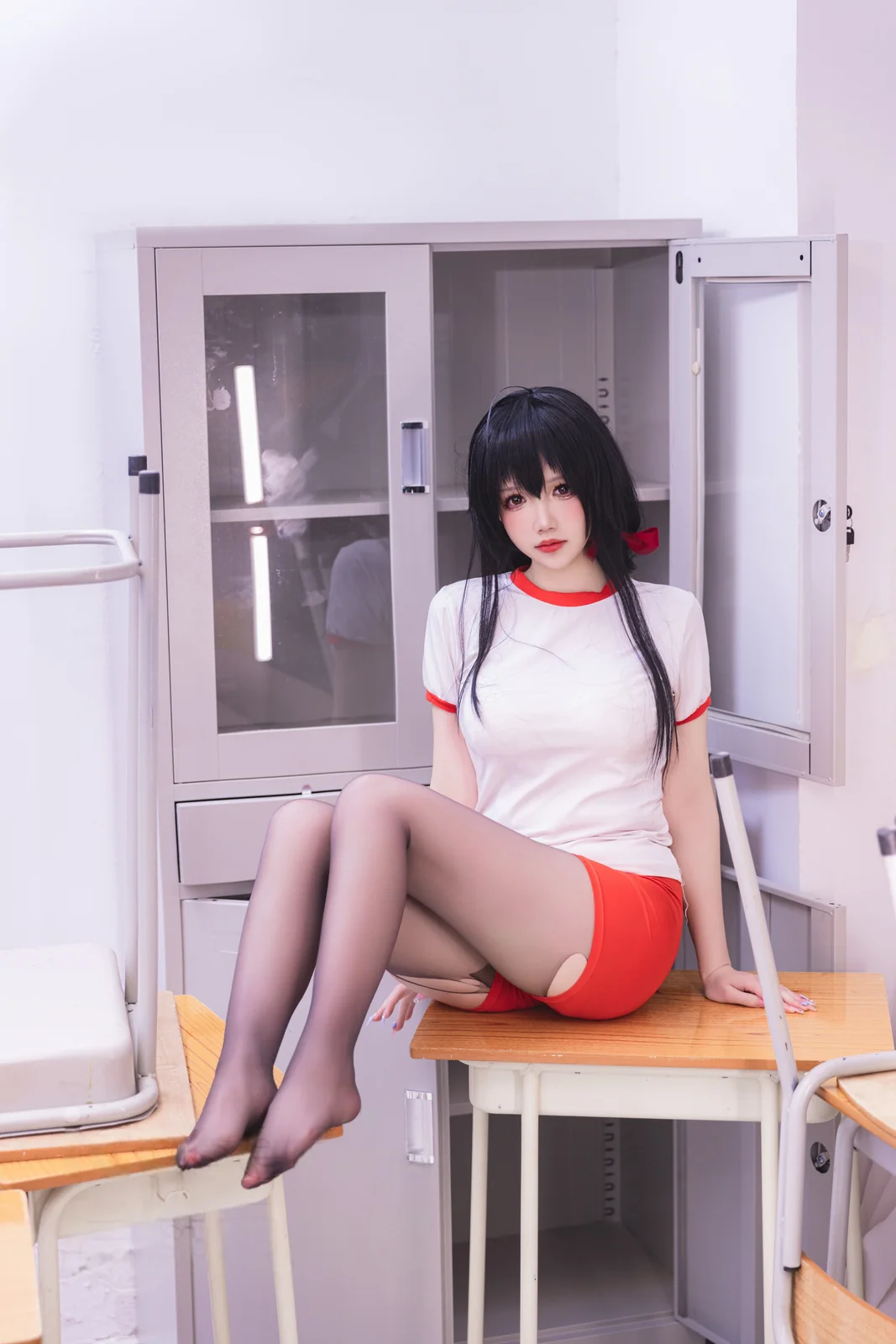 雪晴Astra - 碧蓝航线 大凤 体操服 [56P-822MB]