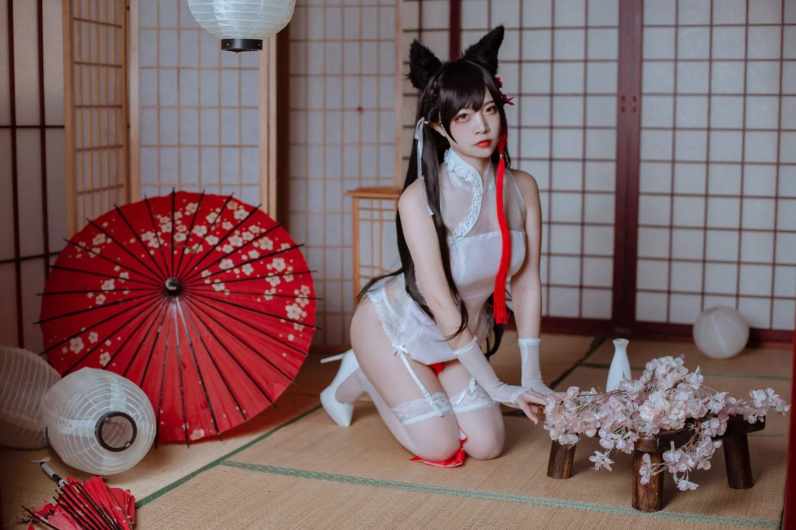 二佐Nisa - 犬之眷 碧蓝航线 爱宕 旗袍 [18P-137MB]