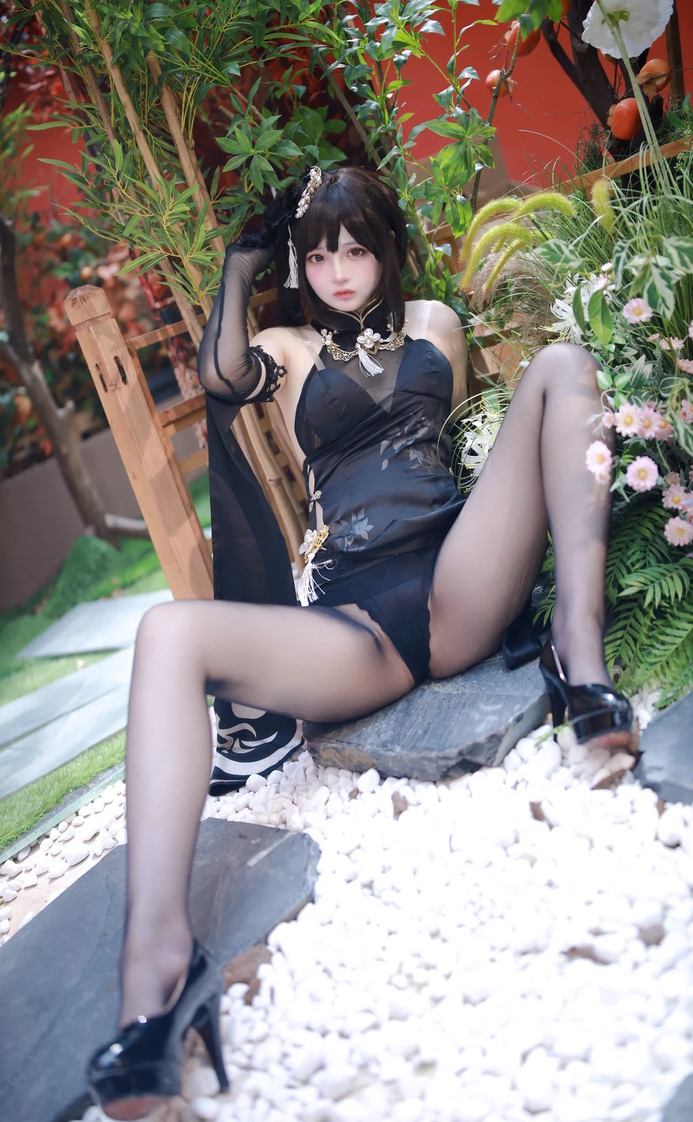 疯猫ss - 碧蓝航线 镇海 旗袍 [64P-609MB]