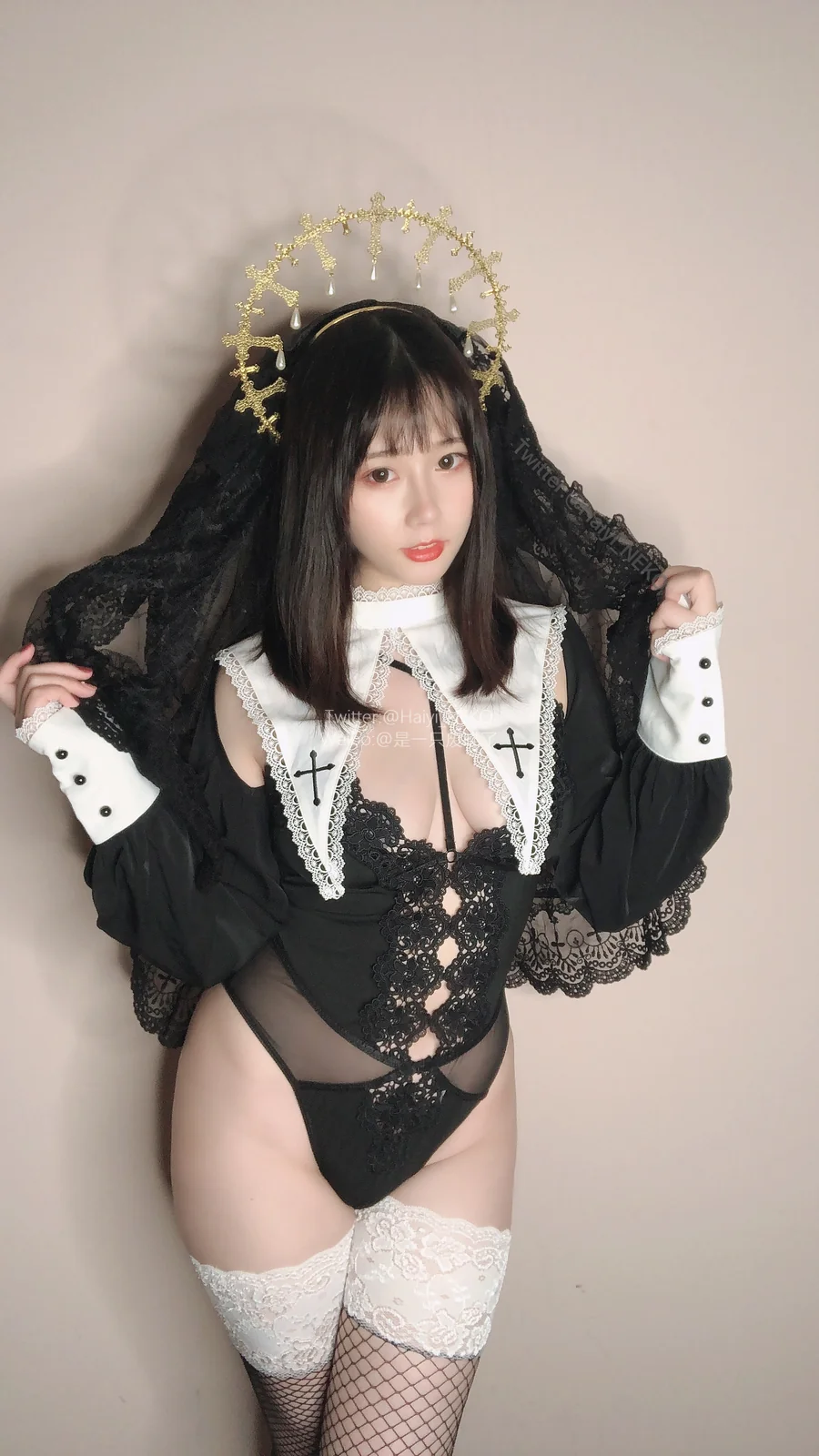 一只废喵了 - 女仆&圣女 [35P-123MB]