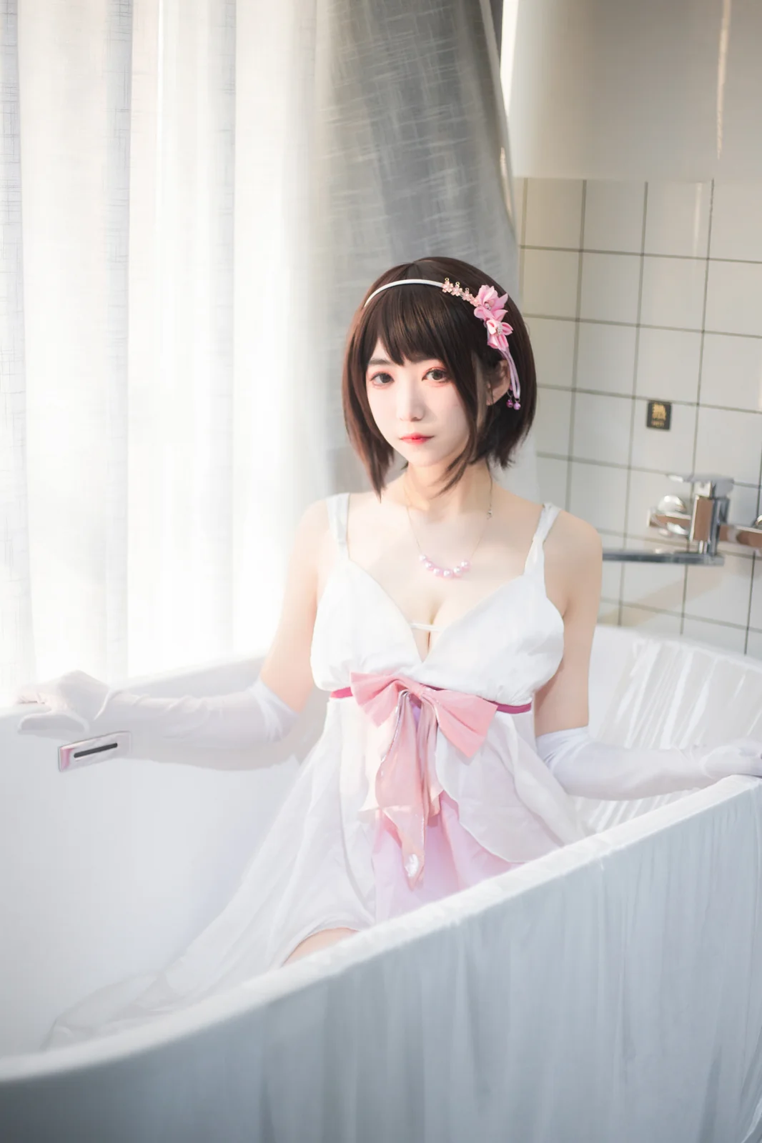 宮本桜(宫本樱樱饼) - 加藤惠浴室 [25P-263MB]