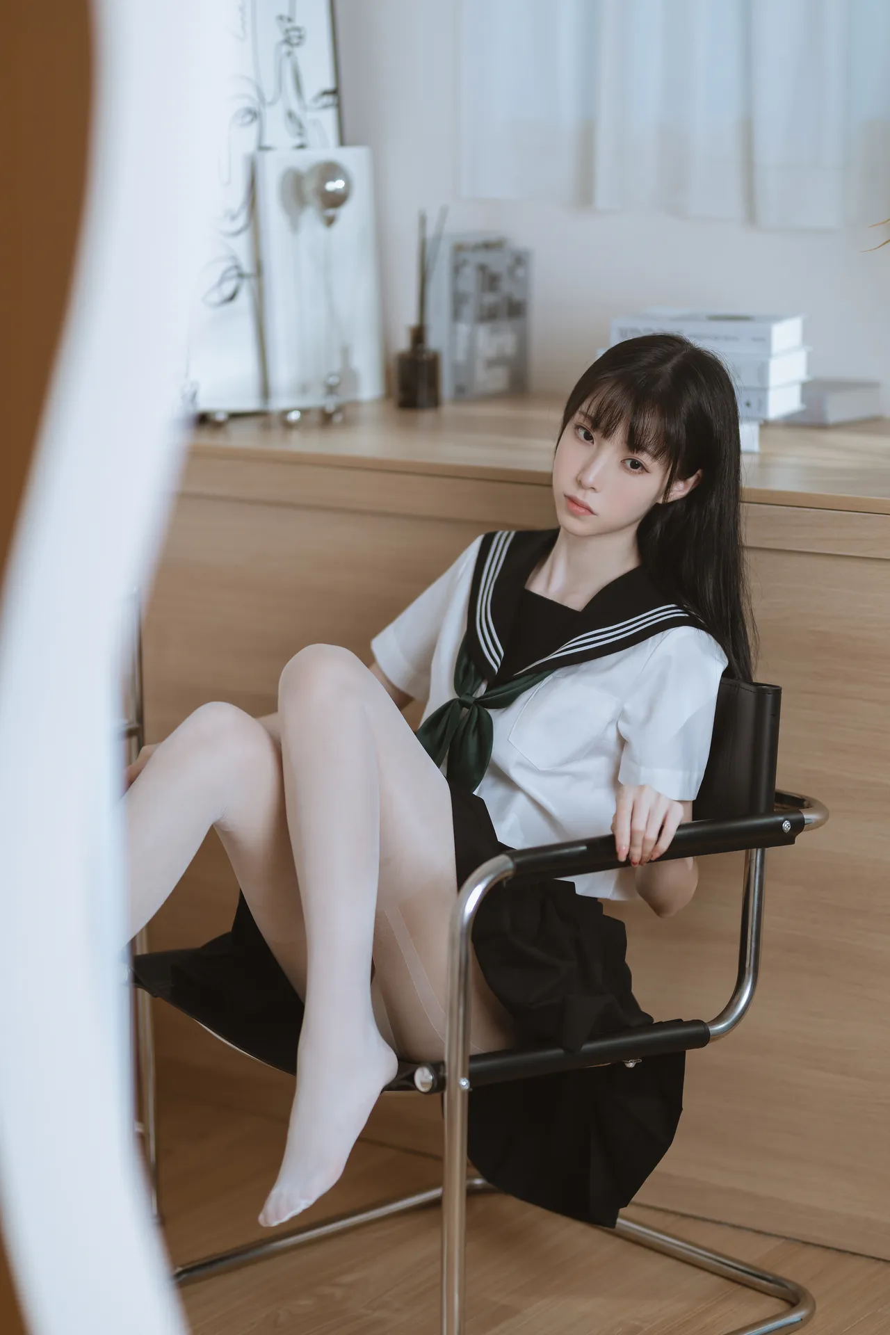 许岚LAN - 白丝水手服 [40P-414MB]