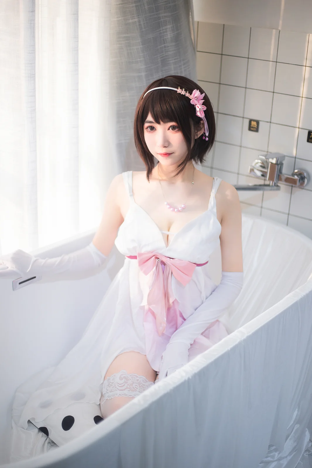 宮本桜(宫本樱樱饼) - 加藤惠浴室 [25P-263MB]