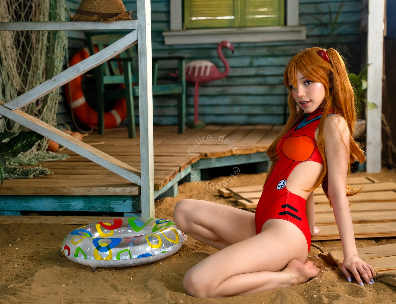 Alice Delish - Asuka Swimsuit [14P-55MB]