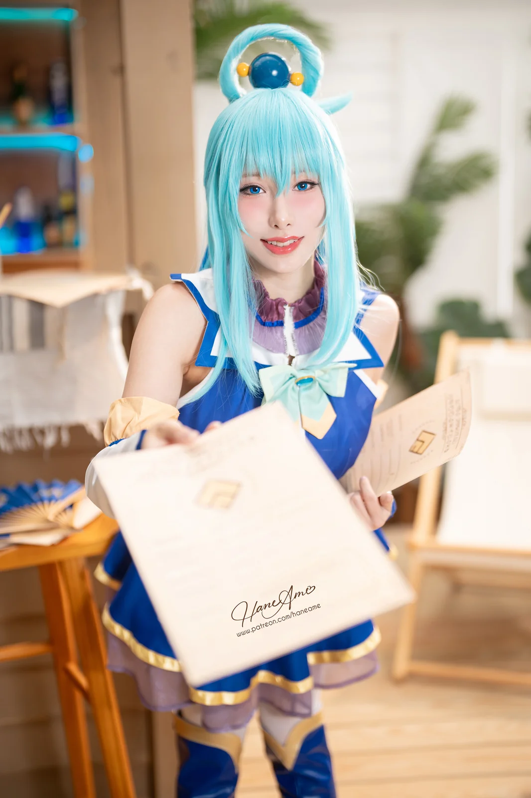 雨波_HaneAme - Konosuba Aqua 阿克婭 31P1V [32P3V-331MB]