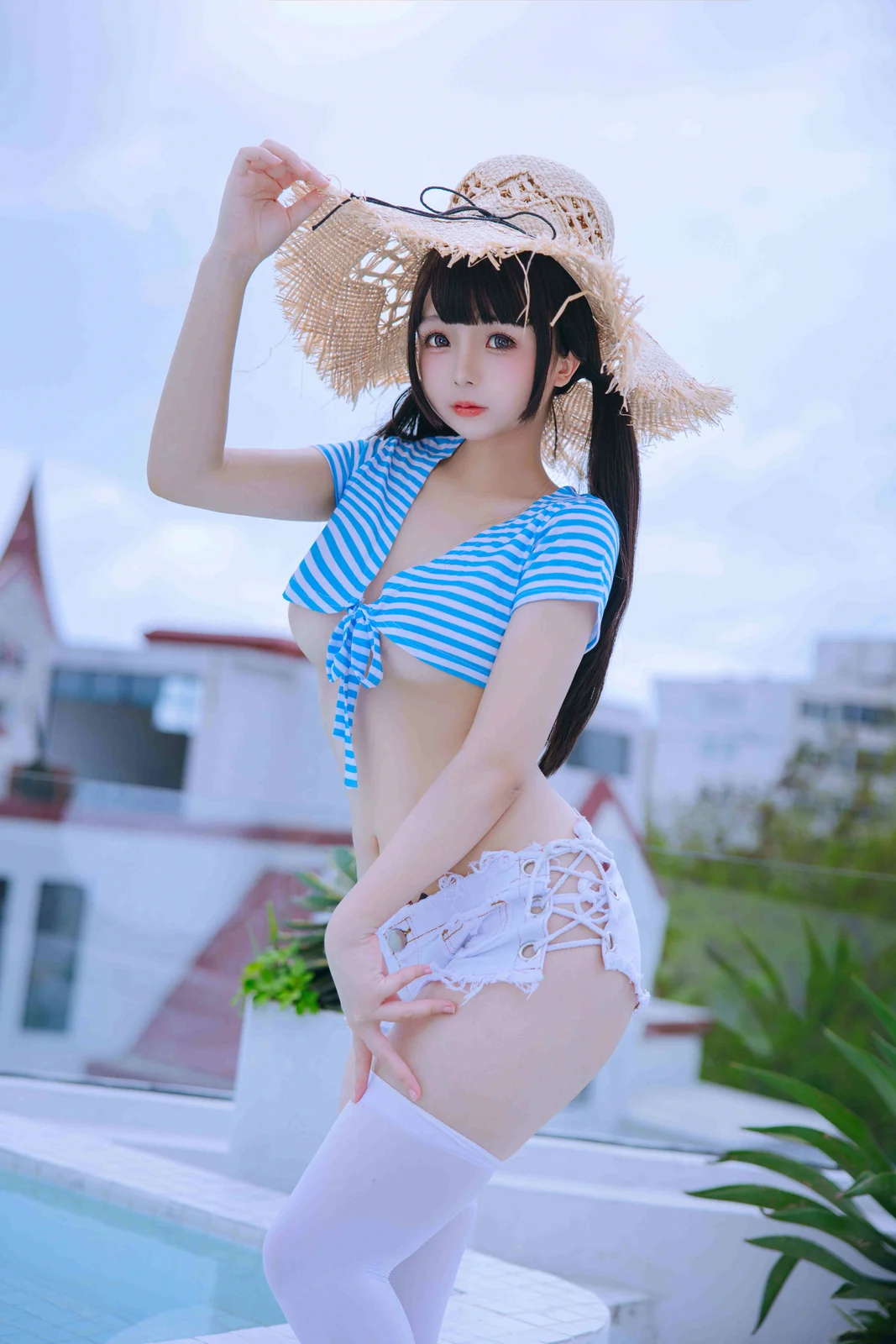 日奈娇 - 蓝白条 150P6V [150P6V-1.41GB]