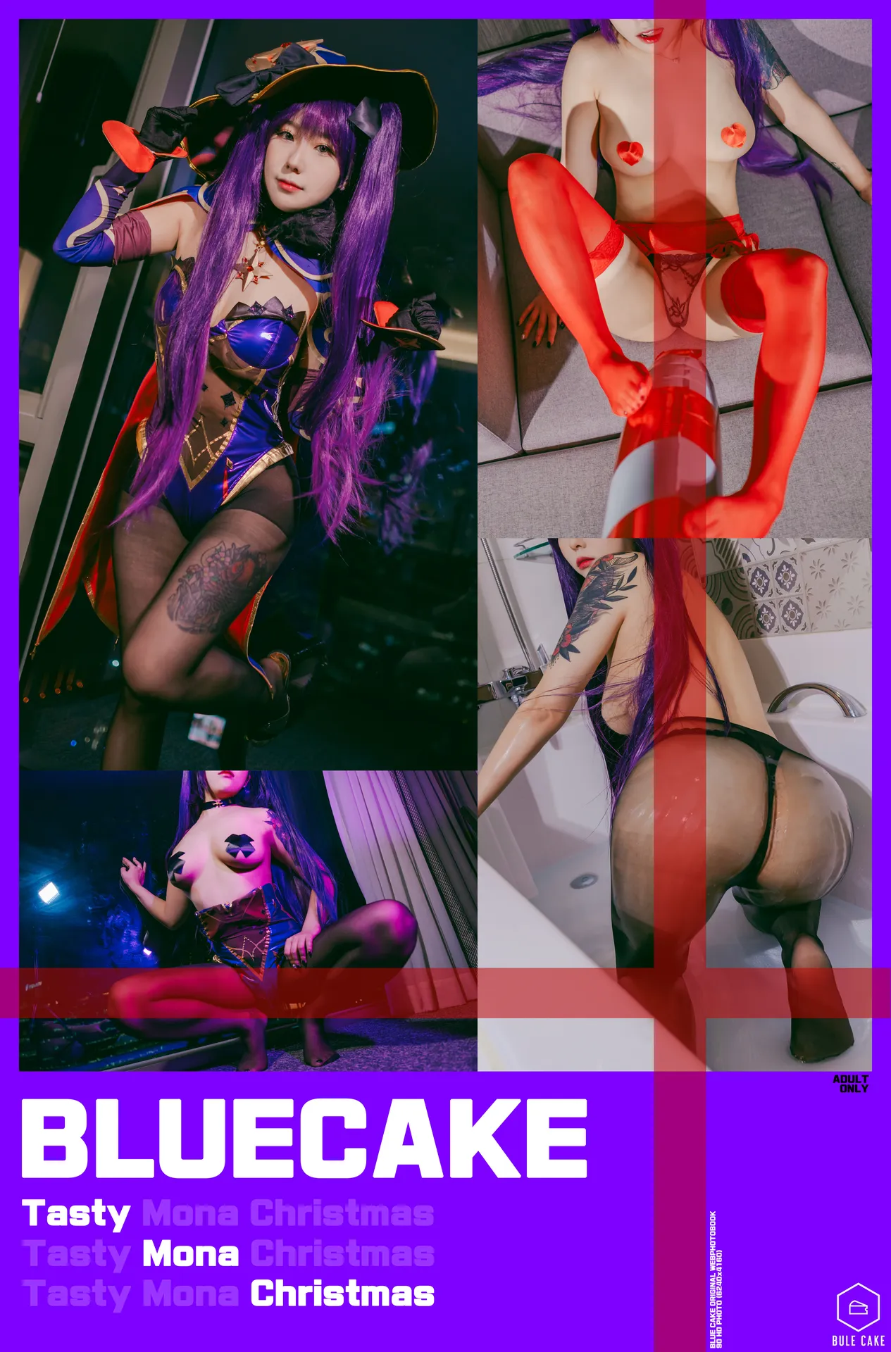 BLUECAKE – Sohee – Tasty Mona Christmas (Genshin Impact) [61P-369MB]