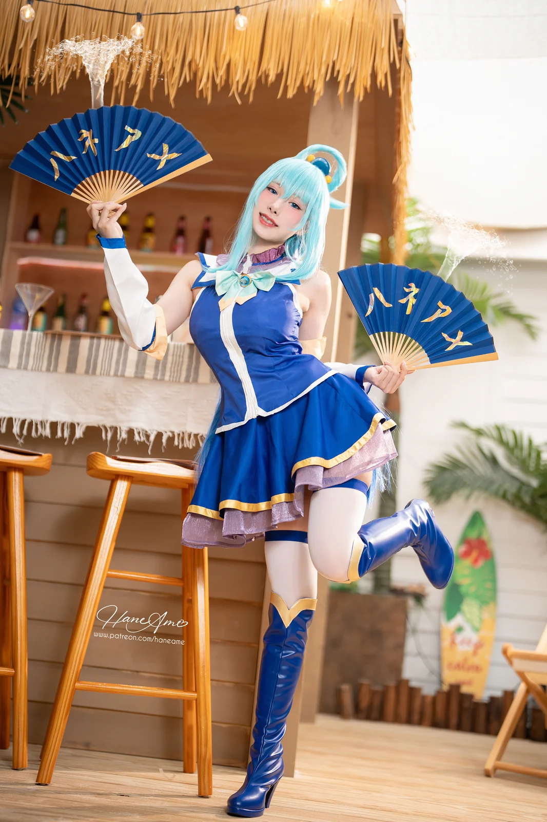 雨波_HaneAme - Konosuba Aqua 阿克婭 31P1V [32P3V-331MB]