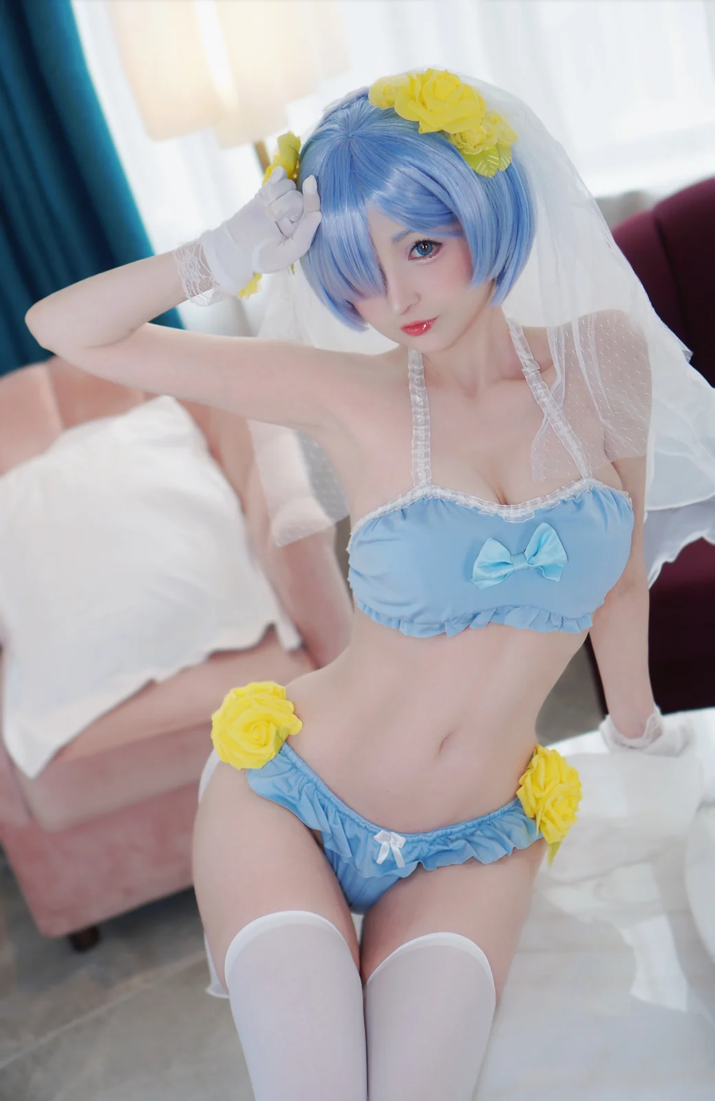 Hidori Rose - Rem Swimsuit Bride [30P-123MB]