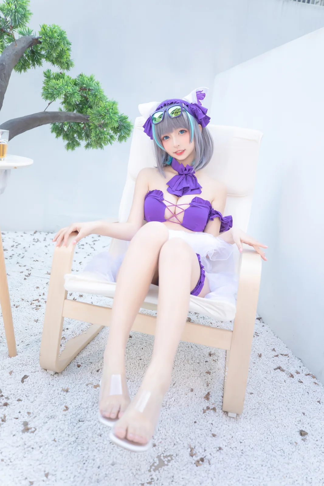 神楽板真冬 - 柴郡 纯色庭院 [150P2V-717MB]