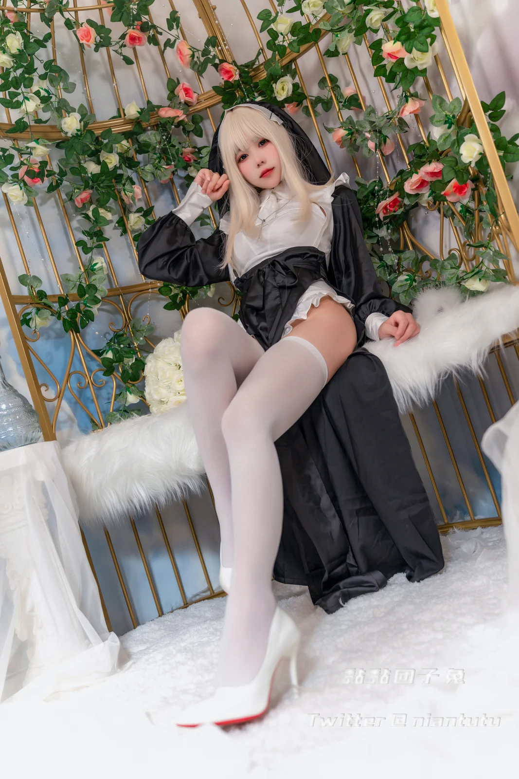 黏黏团子兔 - 修女 [49P-667MB]