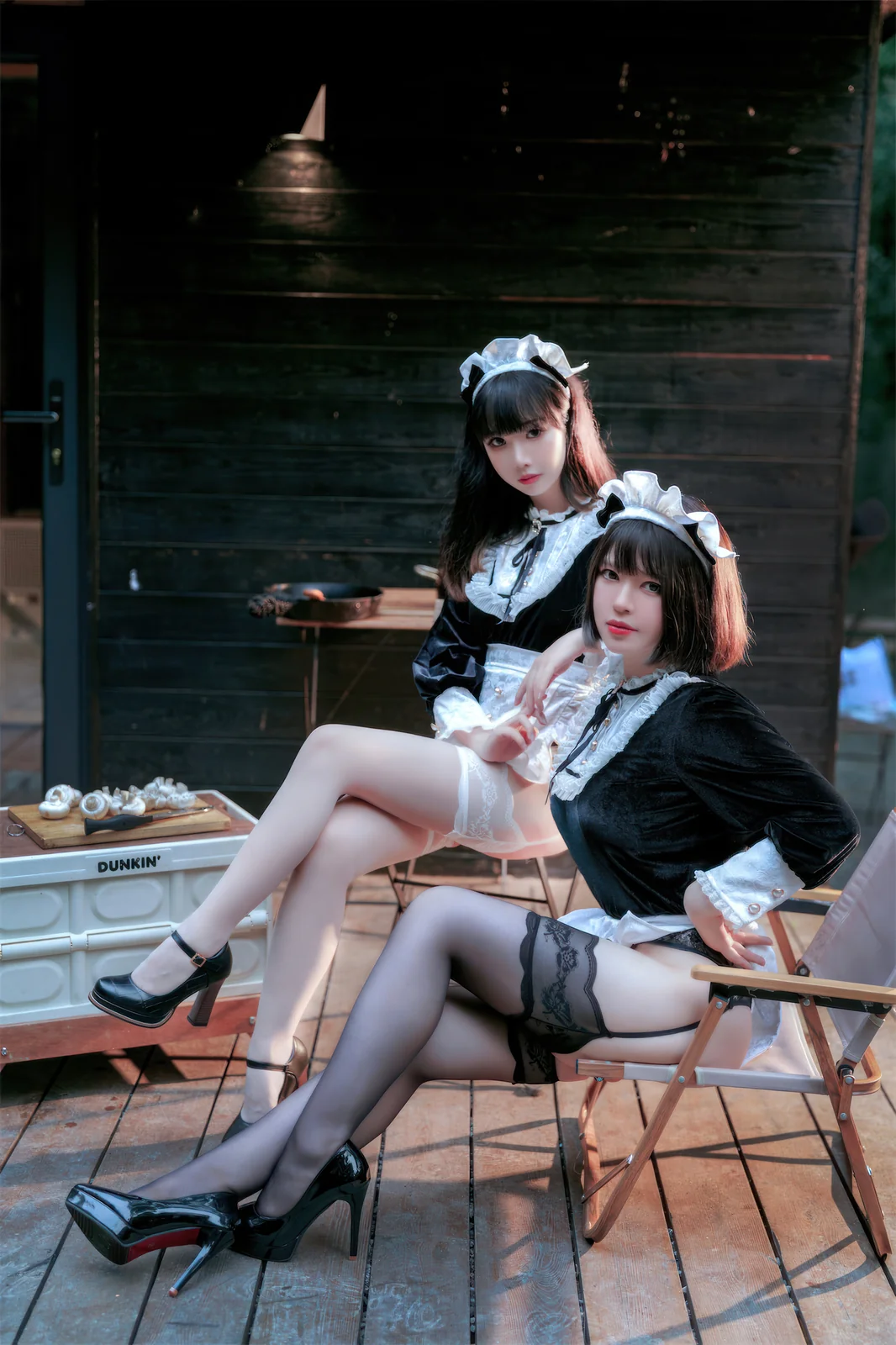 半半子&面饼仙儿 – 【BANBANKOxMianZelizer】メイド姉妹 74P [74P-439MB]