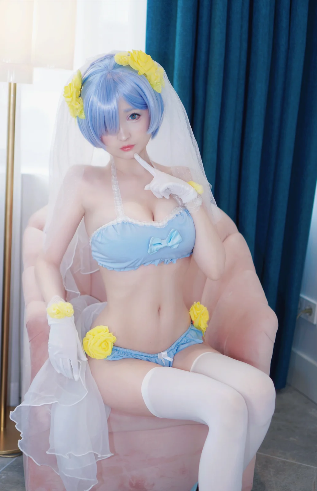 Hidori Rose - Rem Swimsuit Bride [30P-123MB]