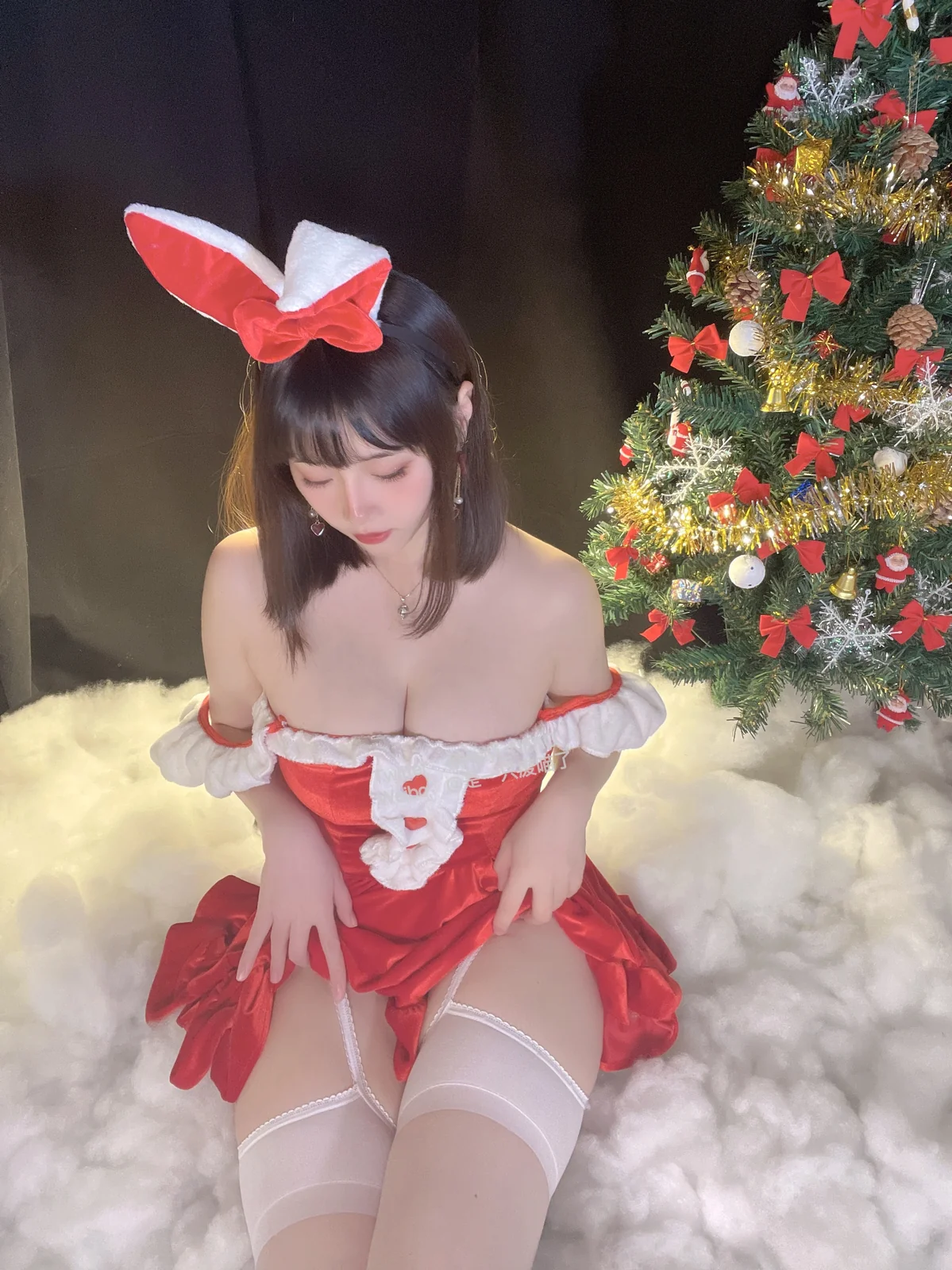 是一只废喵了 – 圣诞比基尼连衣裙 [72P3V-338MB]