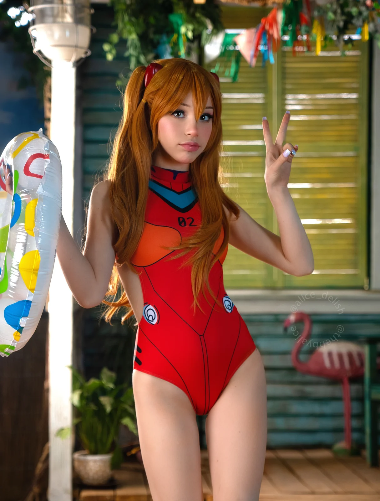 Alice Delish - Asuka Swimsuit [14P-55MB]